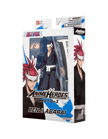 Figura de Acción Bleach Abarai Renji - Bandai 17.78 cm Figura de Acción Bleach Abarai Renji - Bandai 17.78 cm