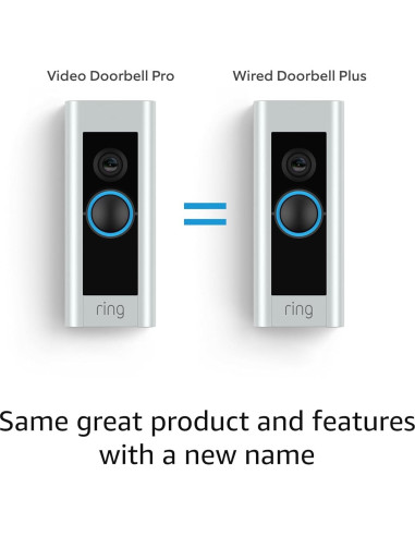 Timbre de Video con Cable Ring Plus 1080p HD Mejorado