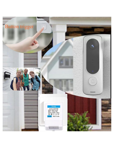 Adaptador de Alimentación Ousaly 18V 1A para Timbres Inteligentes Adaptador de Alimentación Ousaly 18V 1A para Timbres Inteligentes