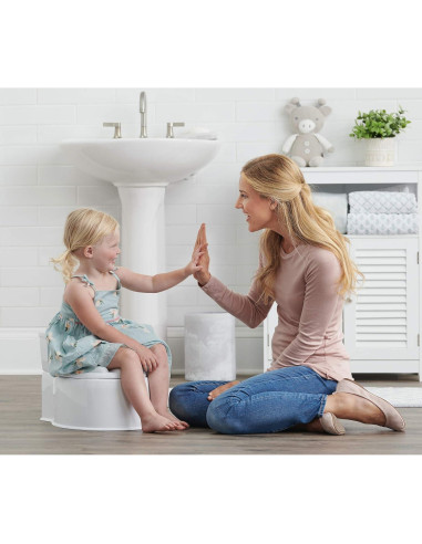 Inodoro Entrenador de Baño Regalo 2-en-1 con Sonido Realista