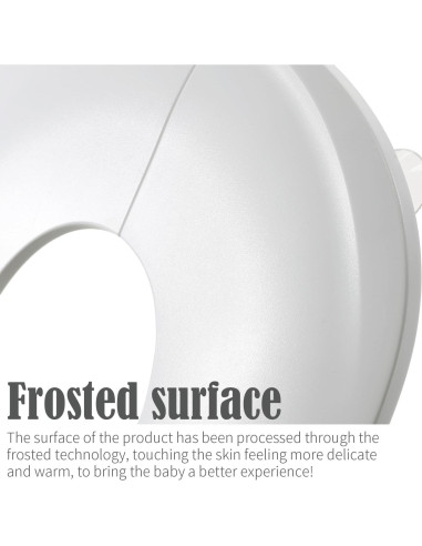 Asiento de inodoro portátil Funbliss para niños blanco