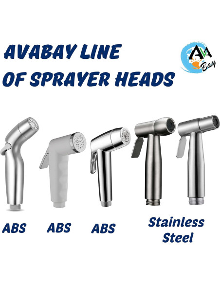Cabezal de Rociador Dual AVAbay Cromado para Bidet y Mascotas Cabezal de Rociador Dual AVAbay Cromado para Bidet y Mascotas