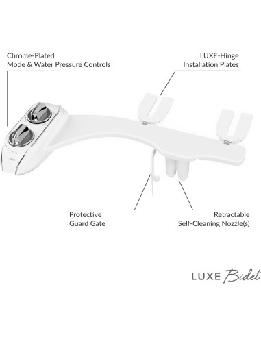 Bidet LUXE NEO 185 Plus Cromo - Autolimpieza 360