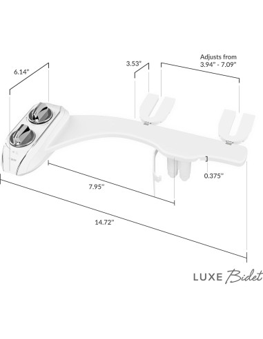 Bidet LUXE NEO 185 Plus Cromo - Autolimpieza 360