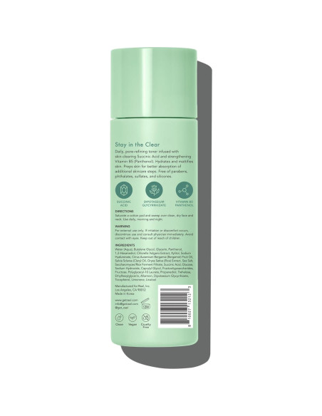 Tónico Rael Miracle Clear 151ml - Reducción de Poros y Aceites Tónico Rael Miracle Clear 151ml - Reducción de Poros y Aceites