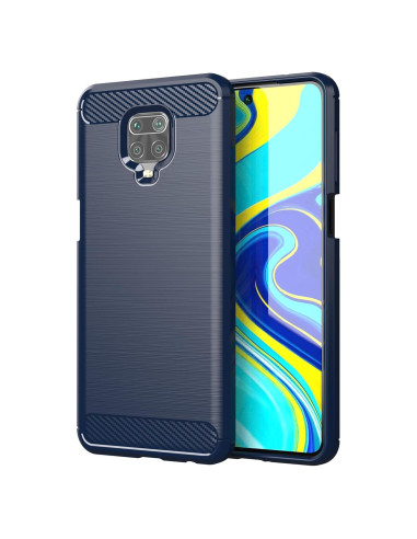Funda TPU Antideslizante EUAGVQY para Xiaomi Redmi Note 9S Azul