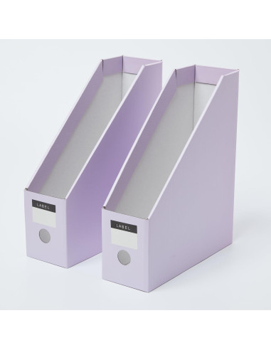 Soporte de Revistas Y YOMA 6 Paquete Cartón Plegable