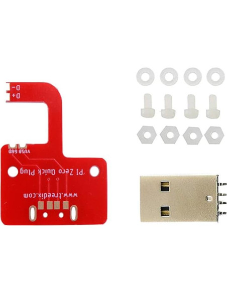 Adaptador USB-Micro a USB-A Treedix para Raspberry Pi Zero Adaptador USB-Micro a USB-A Treedix para Raspberry Pi Zero