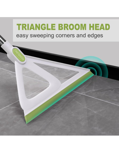 Escoba de Goma RONSUNG 43cm Multifuncional Verde