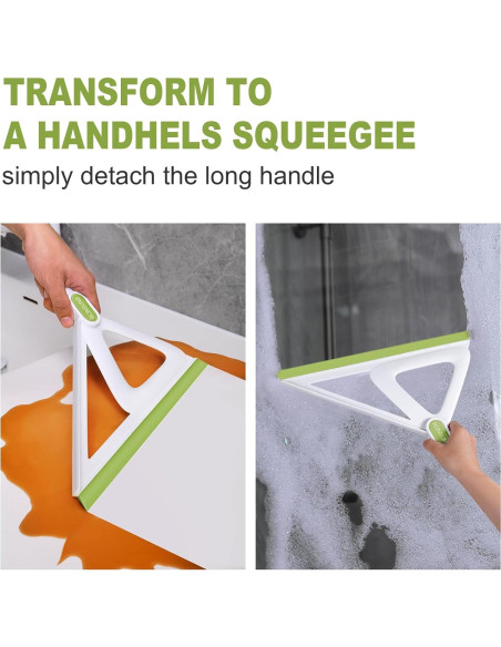 Escoba de Goma RONSUNG 43cm Multifuncional Verde Escoba de Goma RONSUNG 43cm Multifuncional Verde