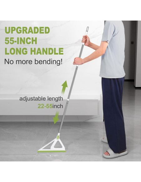 Escoba de Goma RONSUNG 43cm Multifuncional Verde Escoba de Goma RONSUNG 43cm Multifuncional Verde