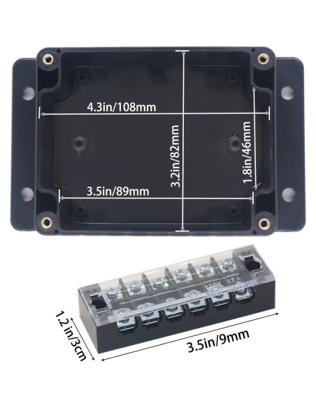 Caja de Conexiones Eléctrica IP67 YETLEBOX 11.5x9x5.5cm Caja de Conexiones Eléctrica IP67 YETLEBOX 11.5x9x5.5cm