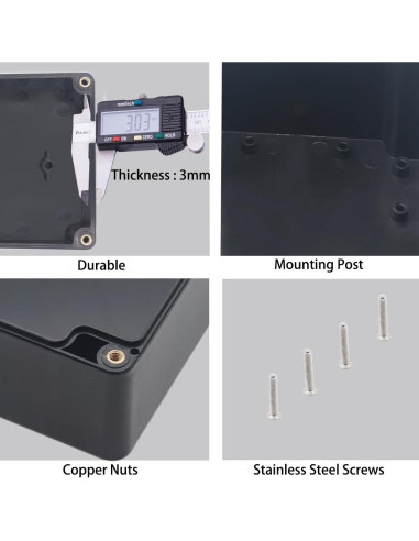Caja de Conexiones Eléctrica IP67 YETLEBOX 11.5x9x5.5cm
