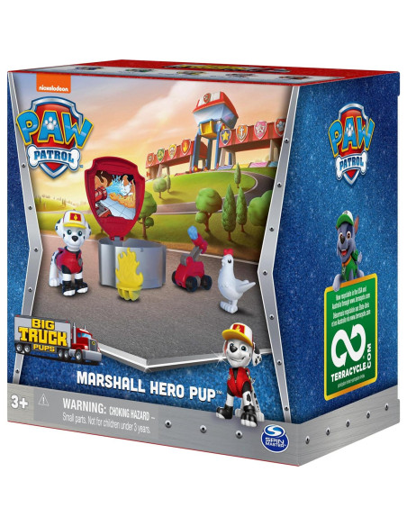 Figura de Acción Marshall PAW Patrol con Dron y Pod Mando Figura de Acción Marshall PAW Patrol con Dron y Pod Mando