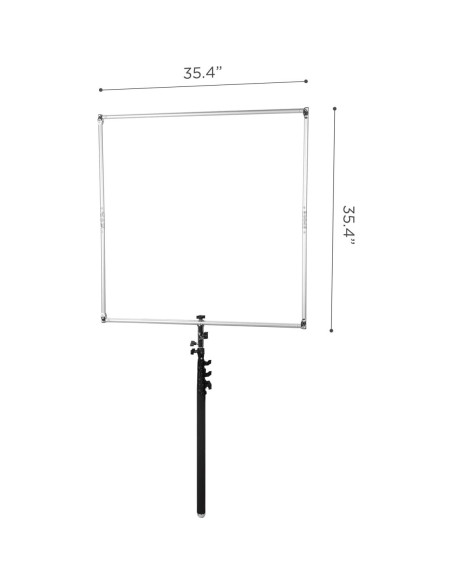 Kit de Panel Reflector Glow 90x90 cm con Brazo de Boom Kit de Panel Reflector Glow 90x90 cm con Brazo de Boom