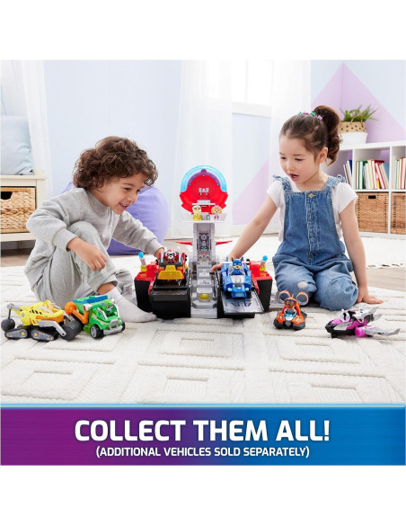 Base Aérea PAW Patrol con Figura de Chase y Vehículo 69x36cm Base Aérea PAW Patrol con Figura de Chase y Vehículo 69x36cm