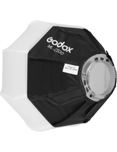 Softbox Godox ML-CS30 30x30cm para ML100Bi y ML60 Softbox Godox ML-CS30 30x30cm para ML100Bi y ML60