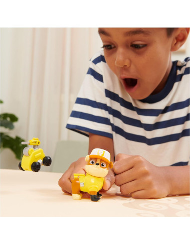 Figura de Acción Rubble PAW Patrol Big Truck Pups con Dron