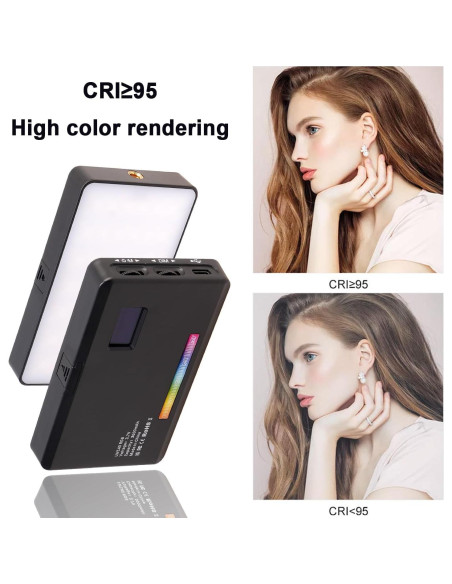 Luz de Video RGB LED Foto4easy 140 para Cámara DSLR 2500K-9000K Luz de Video RGB LED Foto4easy 140 para Cámara DSLR 2500K-9000K
