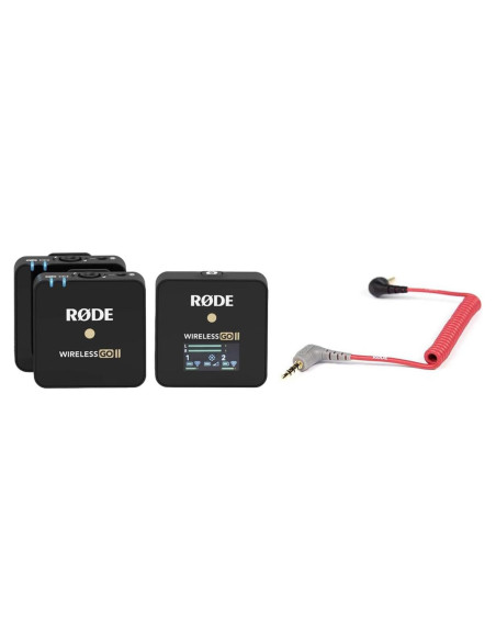 Micrófono Inalámbrico Rode Wireless GO II con 2 Transmisores Micrófono Inalámbrico Rode Wireless GO II con 2 Transmisores