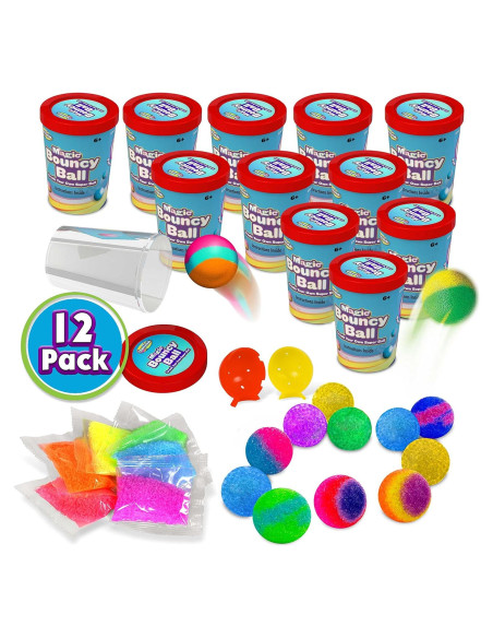 Kit de Pelotas Rebotadoras Creative Kids - 12 Paquetes DIY Kit de Pelotas Rebotadoras Creative Kids - 12 Paquetes DIY