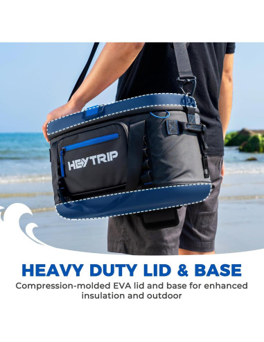 Bolsa de Enfriador HEYTRIP 46L Impermeable para Camping y Playa