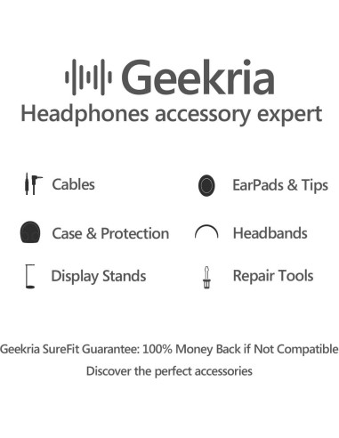 Cable USB-C a Audio con Micrófono GEEKRIA 1.2m para Bose 700