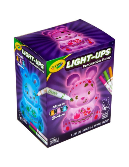 Juguete Crayola Light-Ups Conejo Recolorable 4+ años Juguete Crayola Light-Ups Conejo Recolorable 4+ años