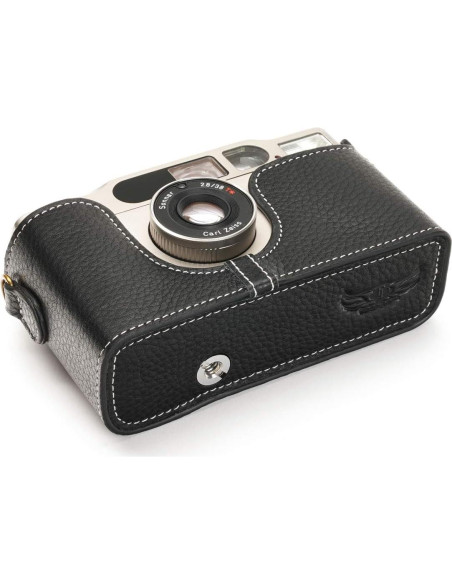 Funda de Cuero Real BolinUS para Cámara Contax T3 - Negra Funda de Cuero Real BolinUS para Cámara Contax T3 - Negra