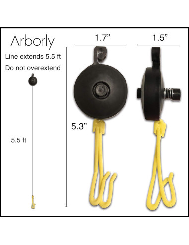 Soportes para Plantas Yoyo GrowCo - Paquete de 20 - 1.68 m