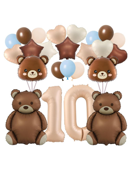 32 Piezas Globos de Oso Finypa 40 cm Decoración Fiesta 32 Piezas Globos de Oso Finypa 40 cm Decoración Fiesta