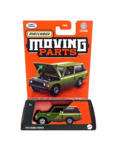 Matchbox Range Rover 1975 Verde a Escala 1:64 con Partes Móviles