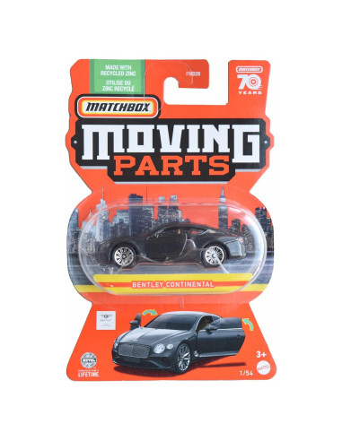 Matchbox Bentley Continental 1:64 Piezas Móviles