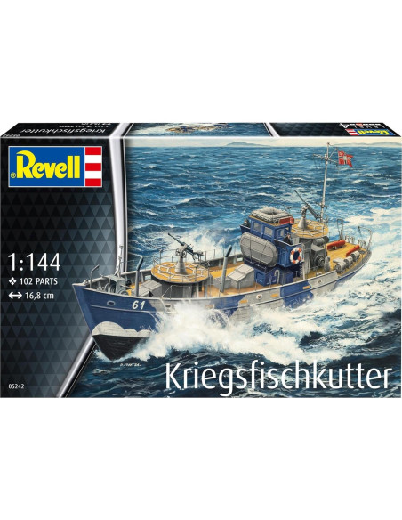 Revell KFK Kriegsfischkutter Barco 1:144 Kit de Modelo Plástico Revell KFK Kriegsfischkutter Barco 1:144 Kit de Modelo Plástico