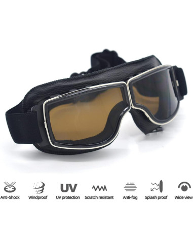 Gafas de Motocicleta Evomosa MG51-BB Vintage Antiempañante