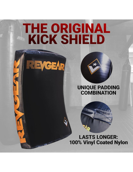 Escudo de Patada Revgear - Acolchado para MMA y Artes Marciales Escudo de Patada Revgear - Acolchado para MMA y Artes Marciales