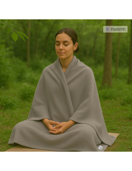 Juego de 2 mantas de yoga de algodón Yogikuti - Gruesas y cómodas Juego de 2 mantas de yoga de algodón Yogikuti - Gruesas y cómodas