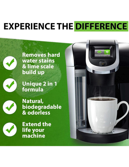 Kit de limpieza profesional Oxy para cafeteras K-Cup Keurig Kit de limpieza profesional Oxy para cafeteras K-Cup Keurig