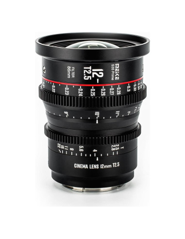 Lente de Cine Meike 12mm T2.5 S35 para Canon EF