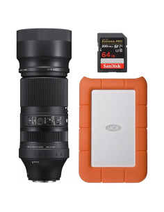 Lente Sigma 100-400mm F5-6.3 DG DN OS para Fujifilm X + Accesorios