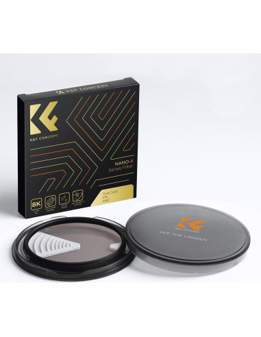 Filtro Polarizador Circular K&F Concept 46mm Nano-X 28 Capas