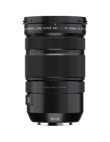 Lente Fujifilm XF 18-120mm f/4 LM PZ WR con Accesorios