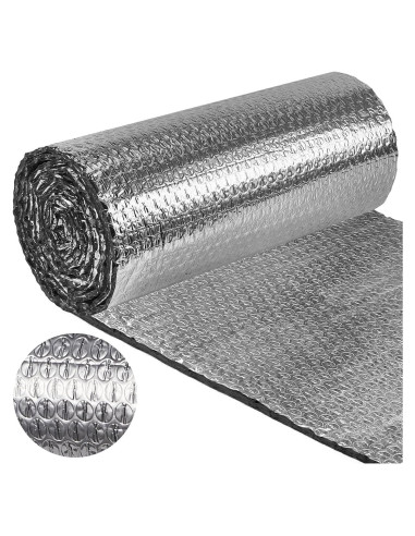 Aislante Reflectante de Aluminio Amylove 42 cm x 9.14 m