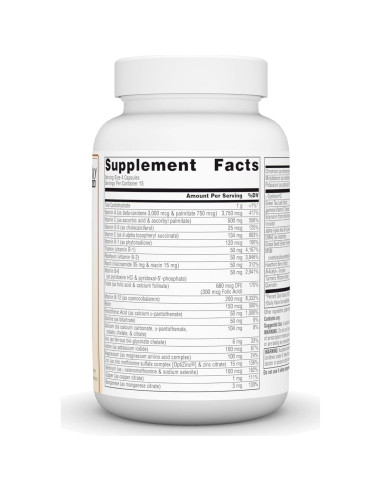 Multivitamínico Diario Alta Potencia Source Naturals 60 Cápsulas