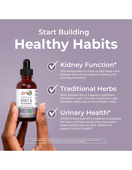 Gotas Suplemento Herbal MaryRuth 30ml Riñones y Vejiga Vegano Gotas Suplemento Herbal MaryRuth 30ml Riñones y Vejiga Vegano