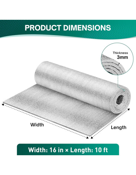Aislamiento Reflectivo HADOR 40.64 cm x 3.05 m para Ventanas Aislamiento Reflectivo HADOR 40.64 cm x 3.05 m para Ventanas