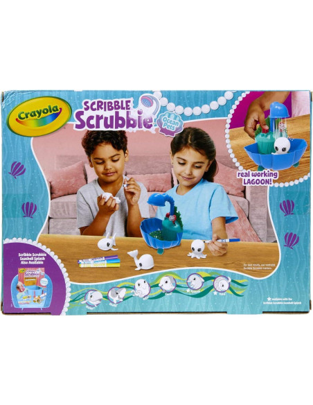 Juego de Mascotas Crayola Scribble Scrubbie Blue Lagoon Juego de Mascotas Crayola Scribble Scrubbie Blue Lagoon