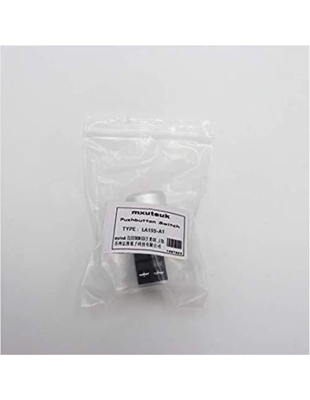 Interruptor de Botón LED Azul mxuteuk 22mm IP65 10A 600V Interruptor de Botón LED Azul mxuteuk 22mm IP65 10A 600V