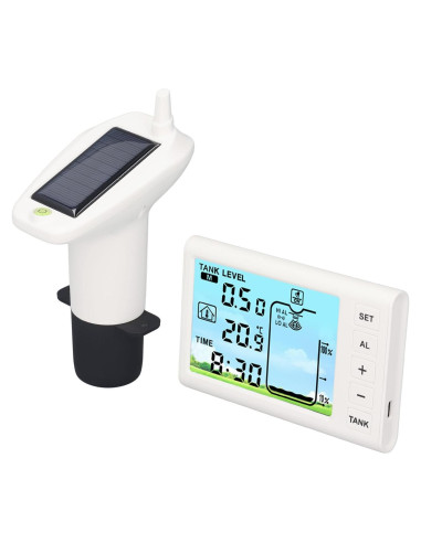 Sensor de Nivel de Agua Ultrasónico Srliya con Pantalla 4.3"