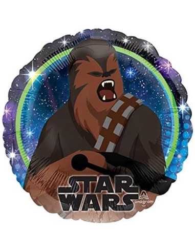Decoraciones de Fiesta Star Wars con 5 Globos 46 cm y Cinta